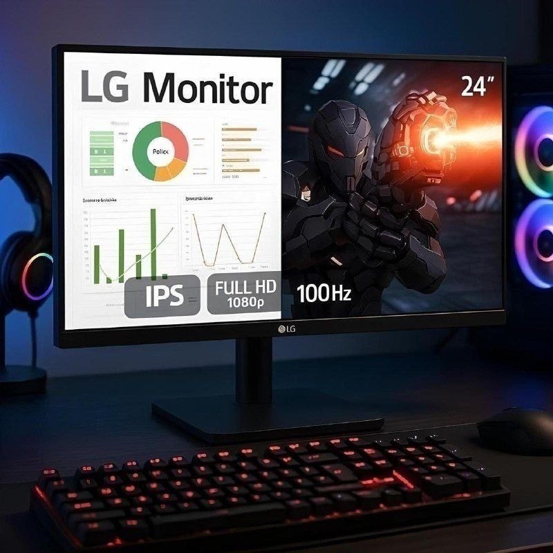 Monitor Gamer LG 24" IPS 100Hz Full HD