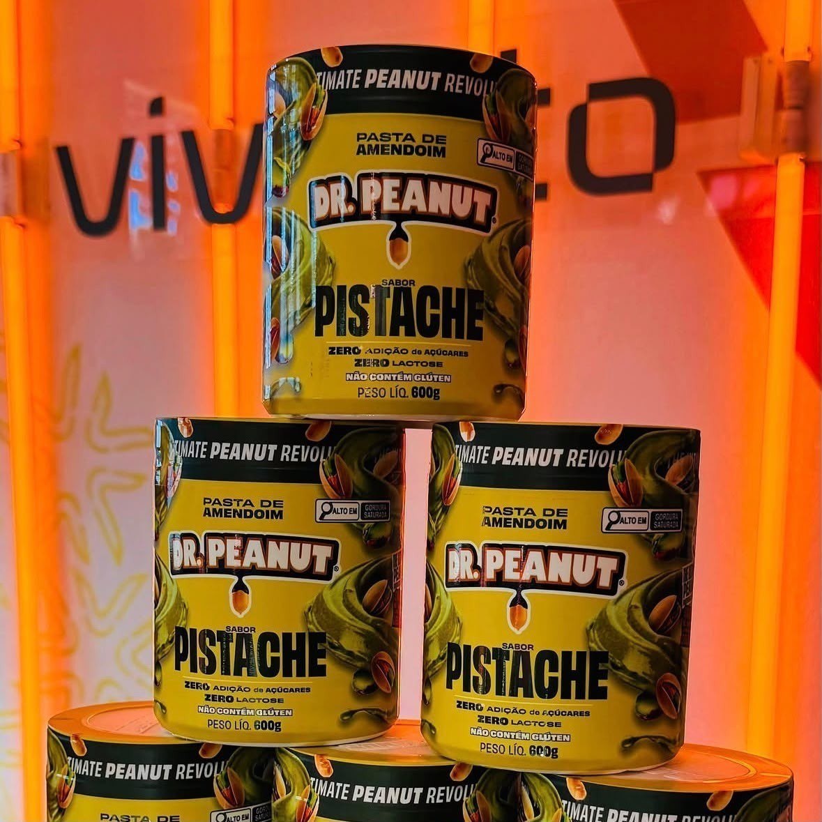 Pasta de Amendoim Dr. Peanut Sabor Pistache 600g