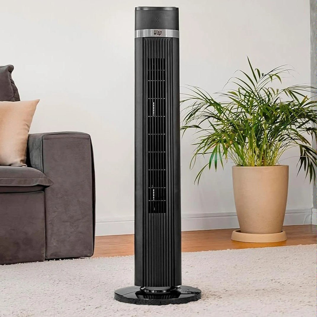 Ventilador de Torre WAP AIR SILENCE 4 Velocidades Timer 15h 110v