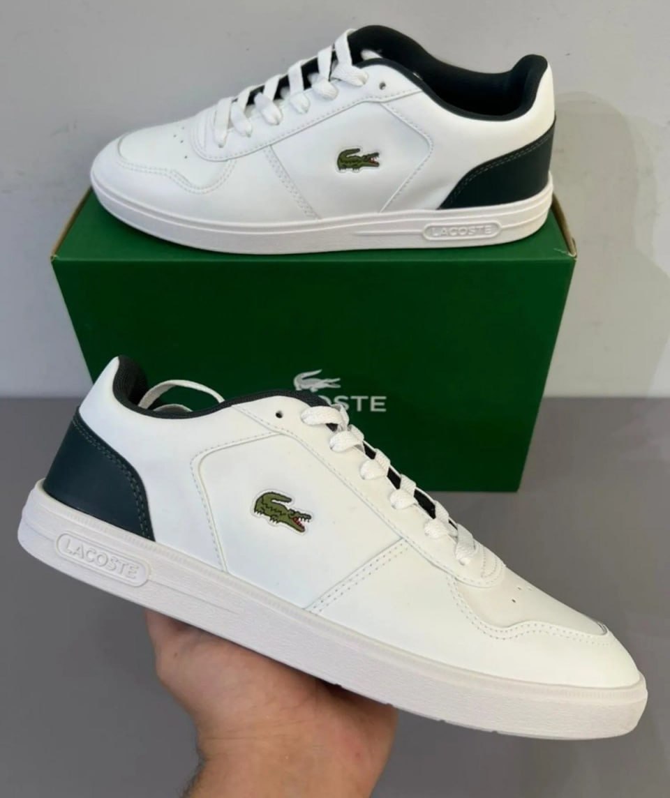 Tênis Lacoste T-base - 3 Cores Disponíveis