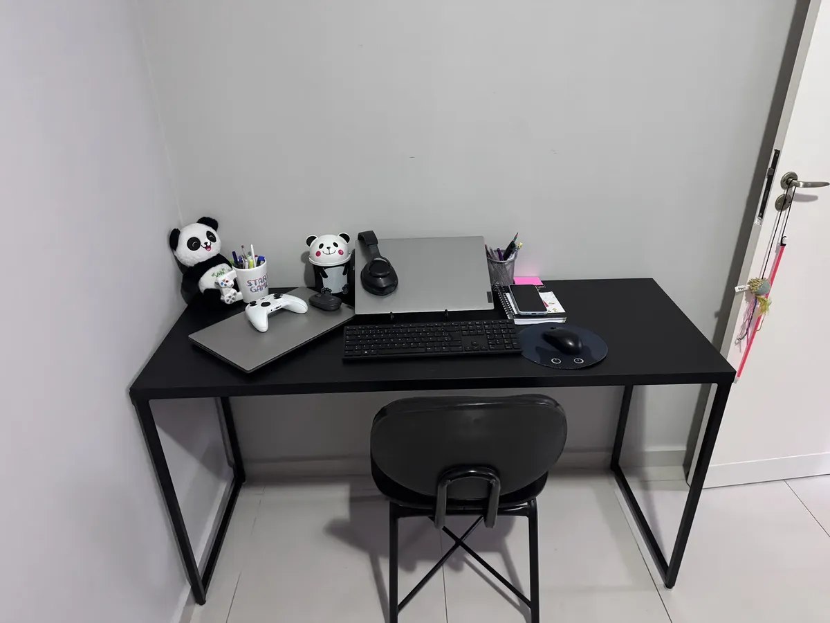 Mesa para Escritório Office 1,20m Dynamica Preto Ônix