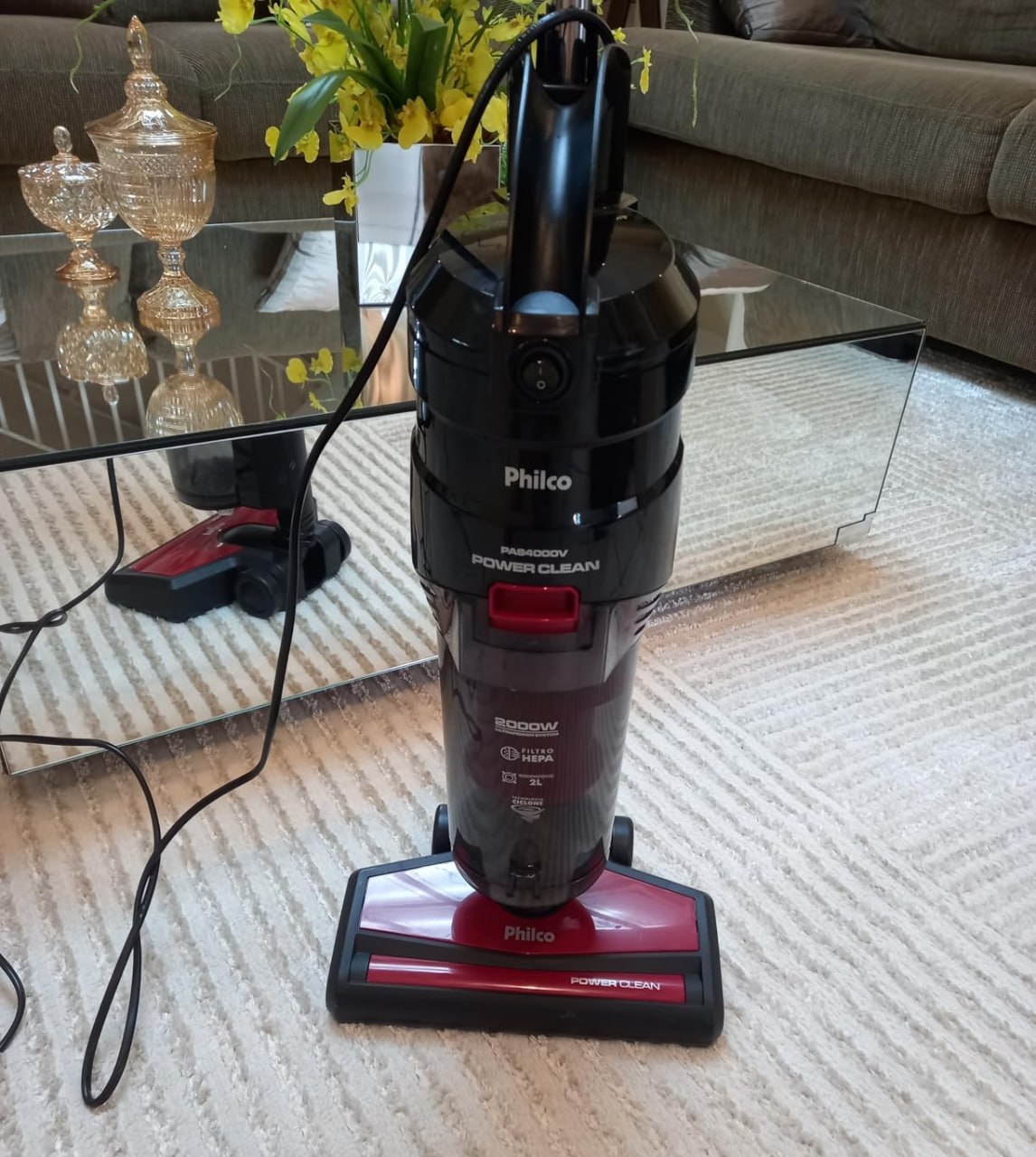 Aspirador Pó Philco Vertical Power Clean 2000W 220V