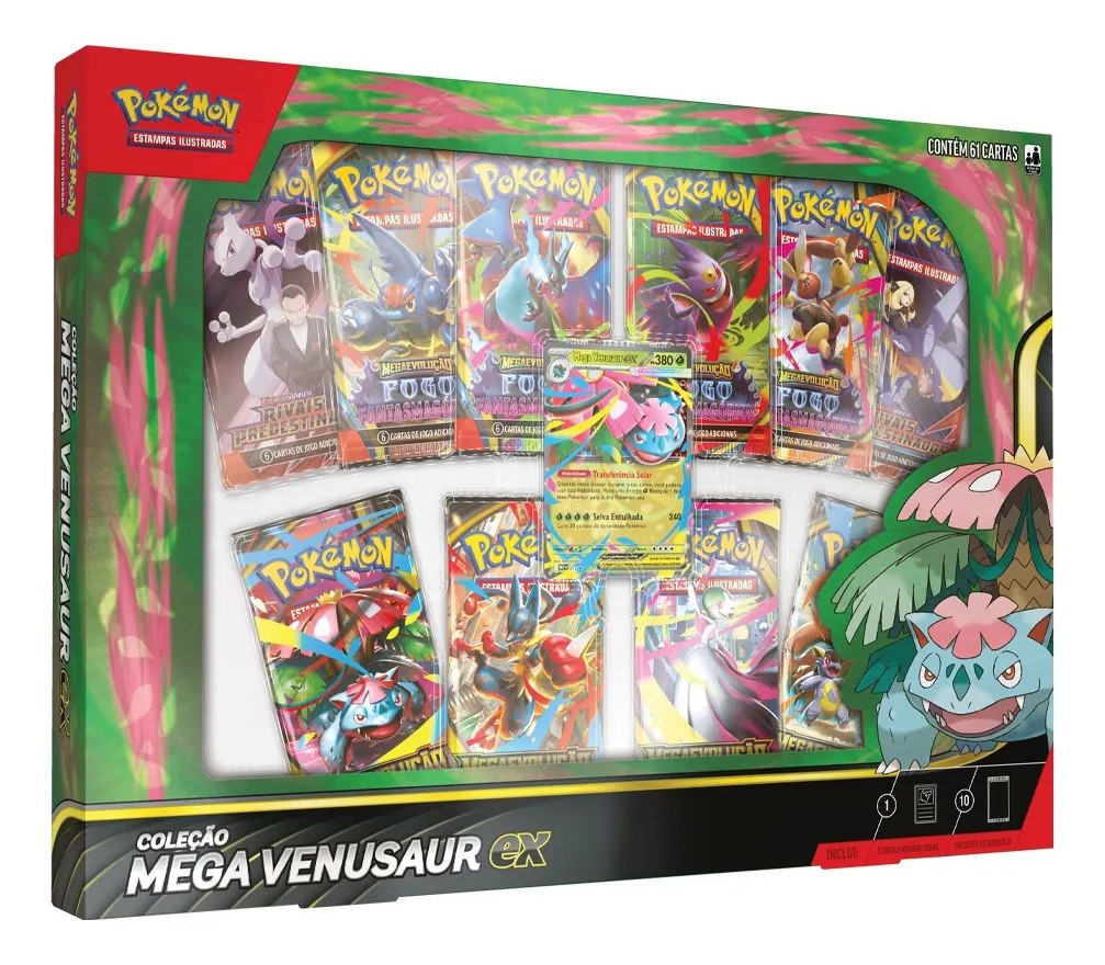 Box Pokémon Mega Venusaur Ex