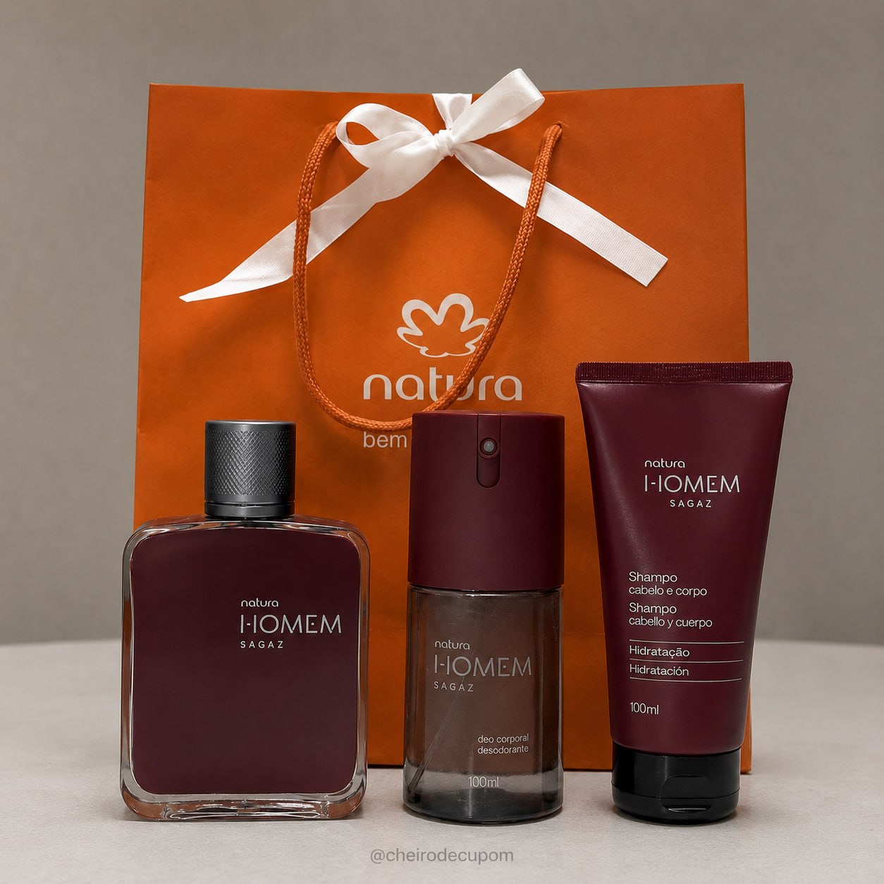 Kit Presente Natura Homem Sagaz com 3 Itens