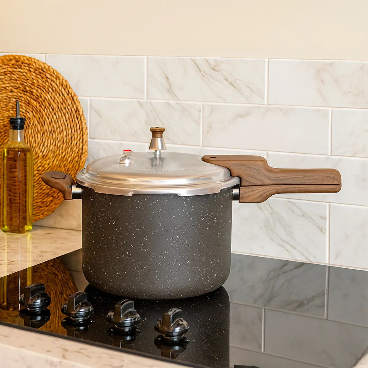 Panela de Pressão Presscook Grafito 4,2L Fechamento Externo