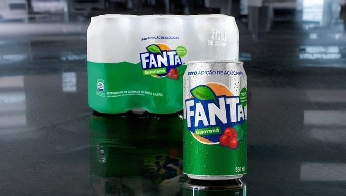 Pack Fanta Guaraná Zero 350ml 6 Unidades