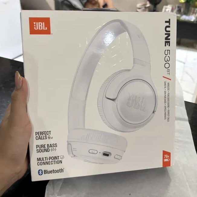 JBL Fone de Ouvido Bluetooth Tune 530 BT Sem Fio On Ear