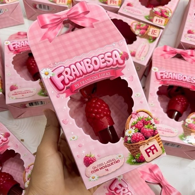 Gloss Framboesa Fran By Franciny Ehlke