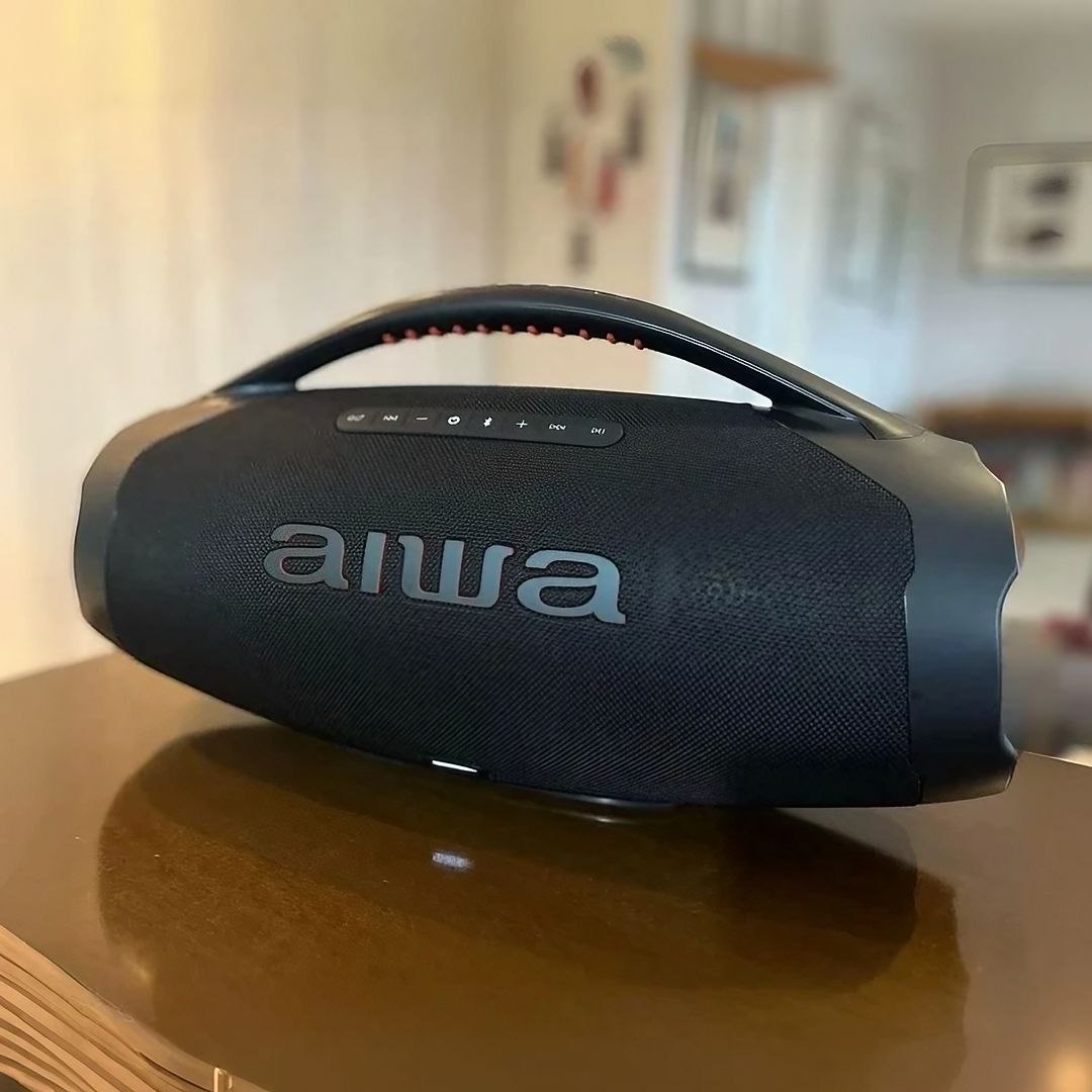 Caixa de Som Boombox Aiwa AWS-BBS-01B 200W RMS