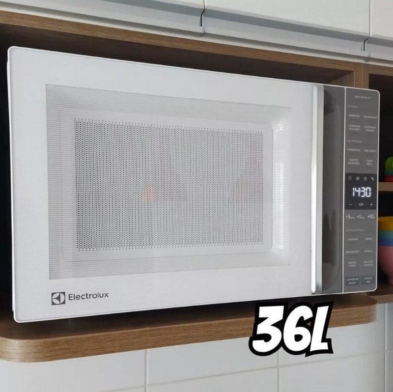 Micro-ondas Electrolux 36L Branco Efficient com Descongelamento Assistido ME36B