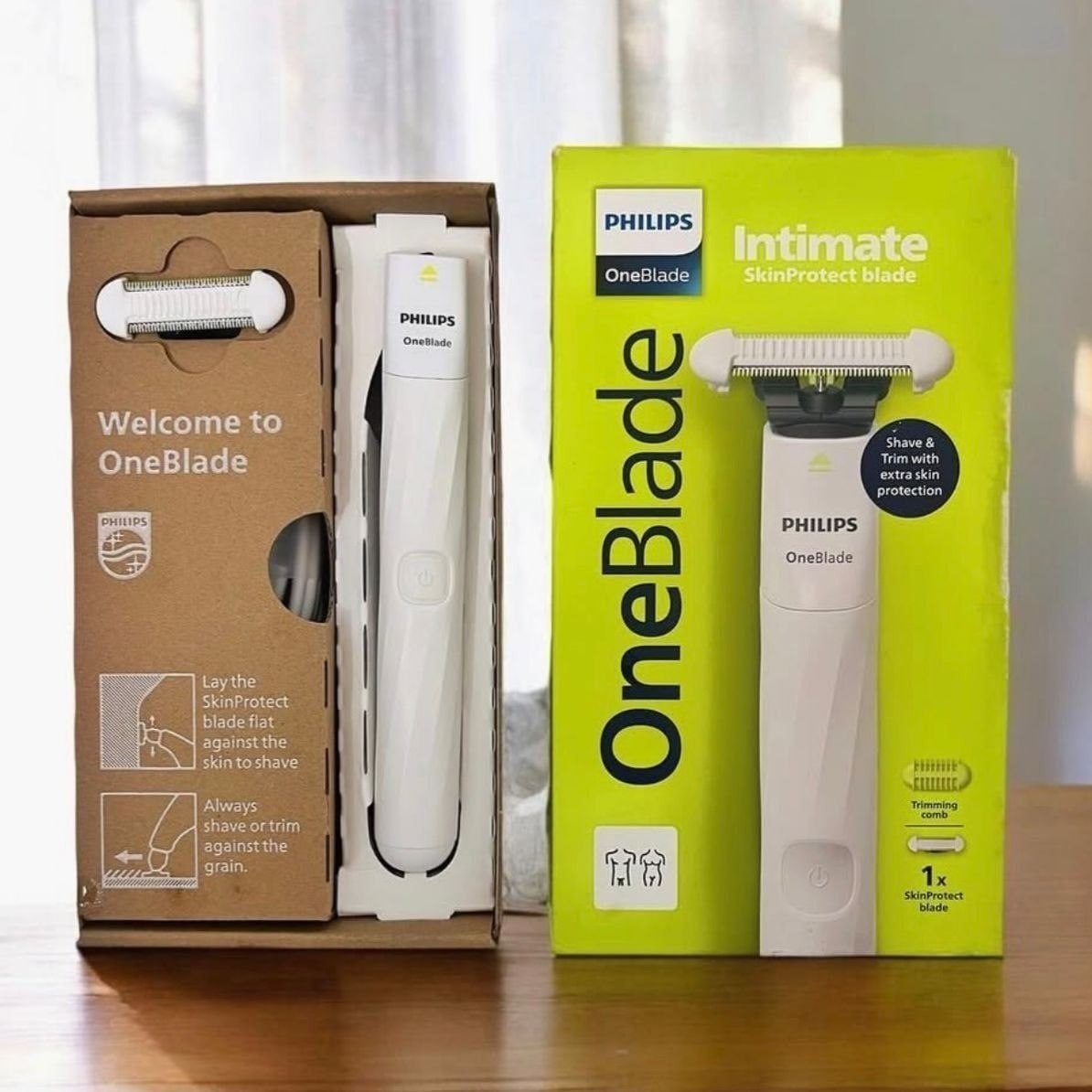 Aparador de Pelos Philips OneBlade Intimate QP1924/10