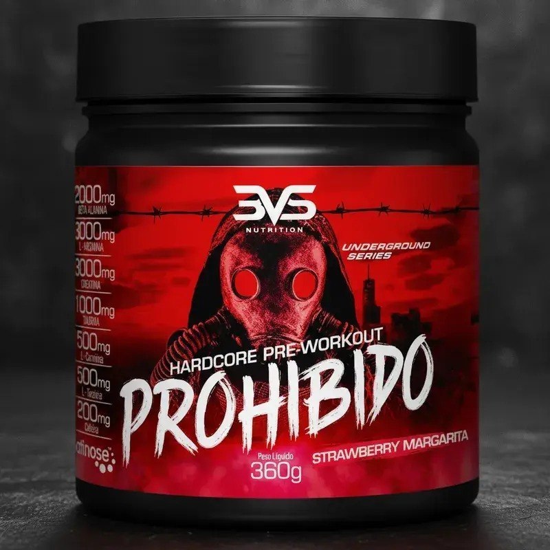 Pré-Treino Prohibido 3VS Nutrition 360g