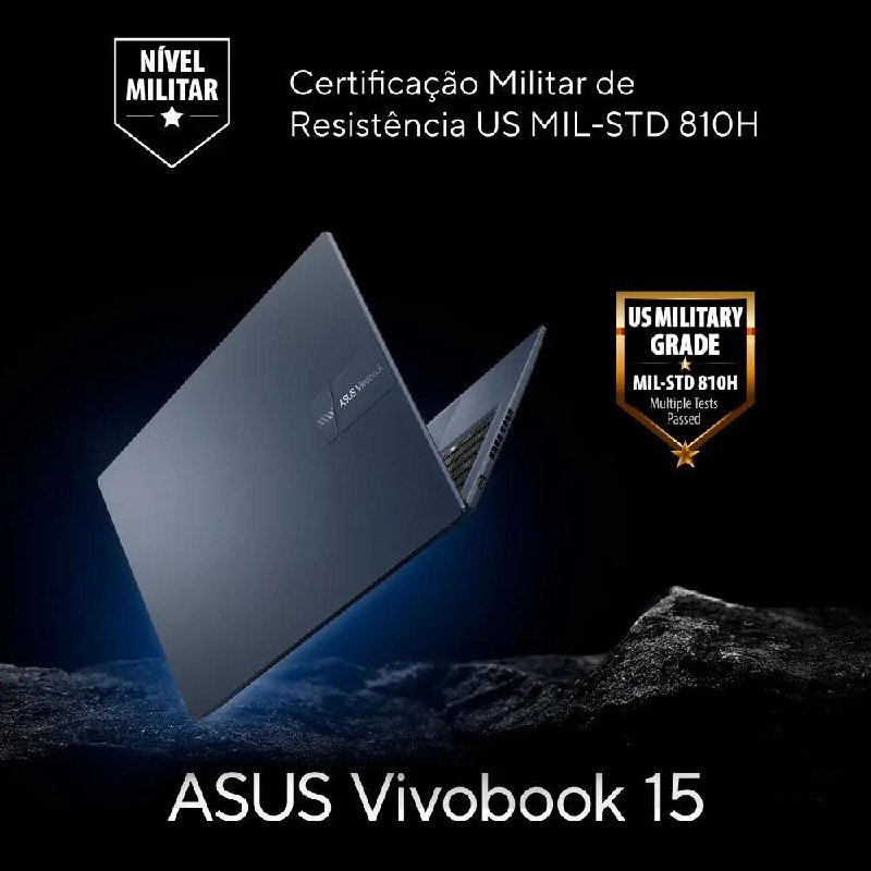 Notebook ASUS Vivobook 15 M1502 AMD Ryzen 7 8GB 512GB SSD