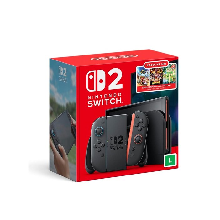 Bundle Nintendo Switch 2 com Jogo à Escolha