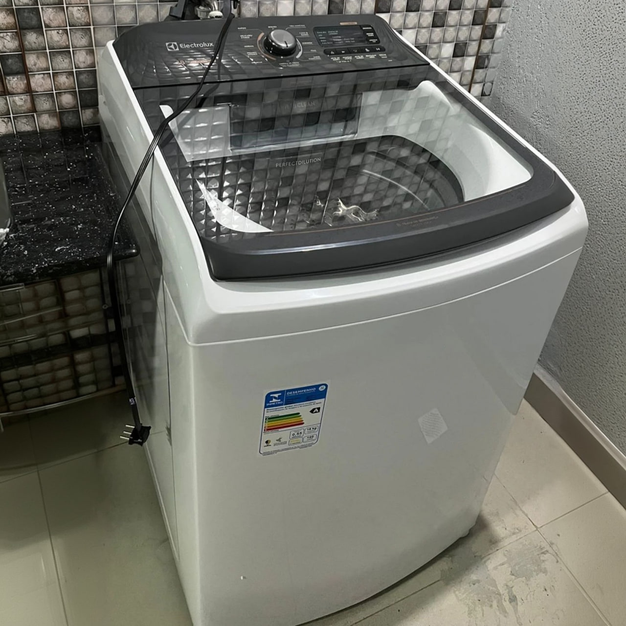 Máquina de Lavar Electrolux 18kg Branca Efficient