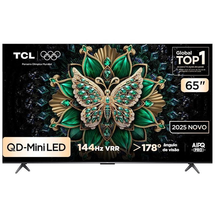Smart TV TCL 65" C6K QD-Mini LED 4K 120Hz