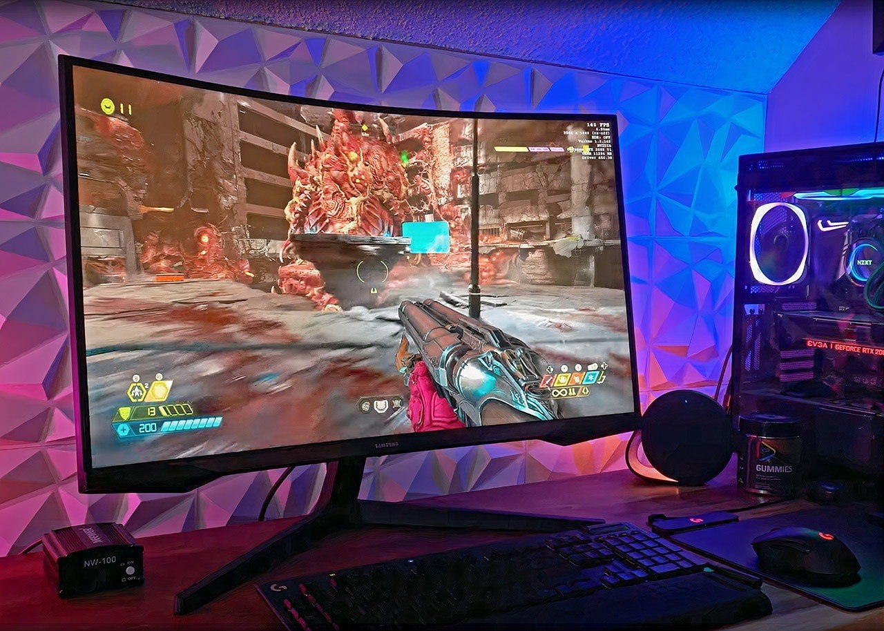 Monitor Gamer Samsung Odyssey G5 32'' QHD 165Hz