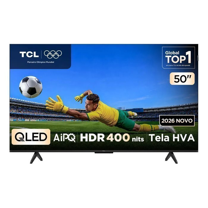 Smart TV 50" TCL QLED 4K P7L - Lançamento 2026