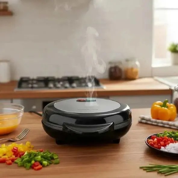Omeleteira Antiaderente Elétrica Dupla 800W Mr. Cheff Agratto