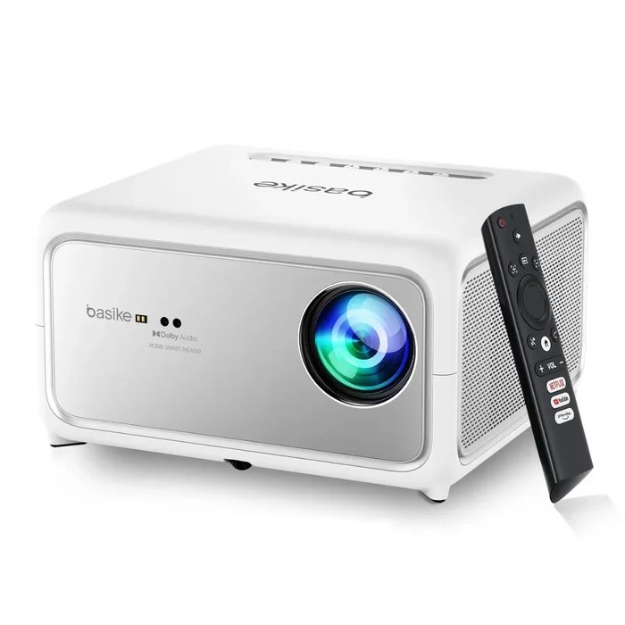 Projetor Basike BA-TY217 Smart 4K 1000 ANSI com Autofoco