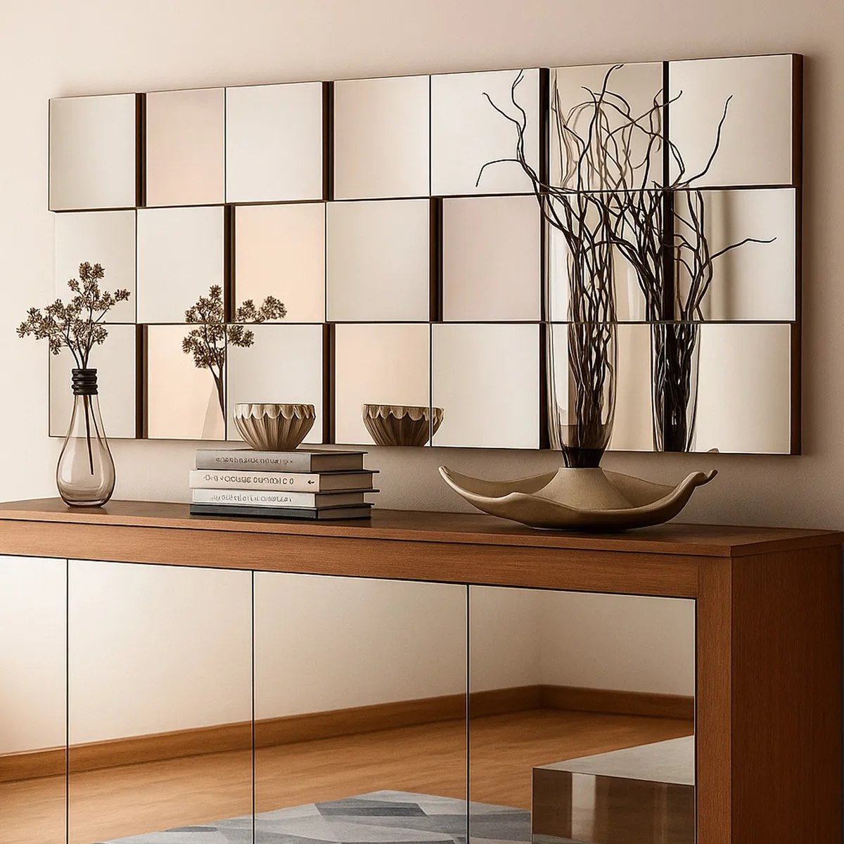 Espelhos Decorativos Vidro 3D Liverpool