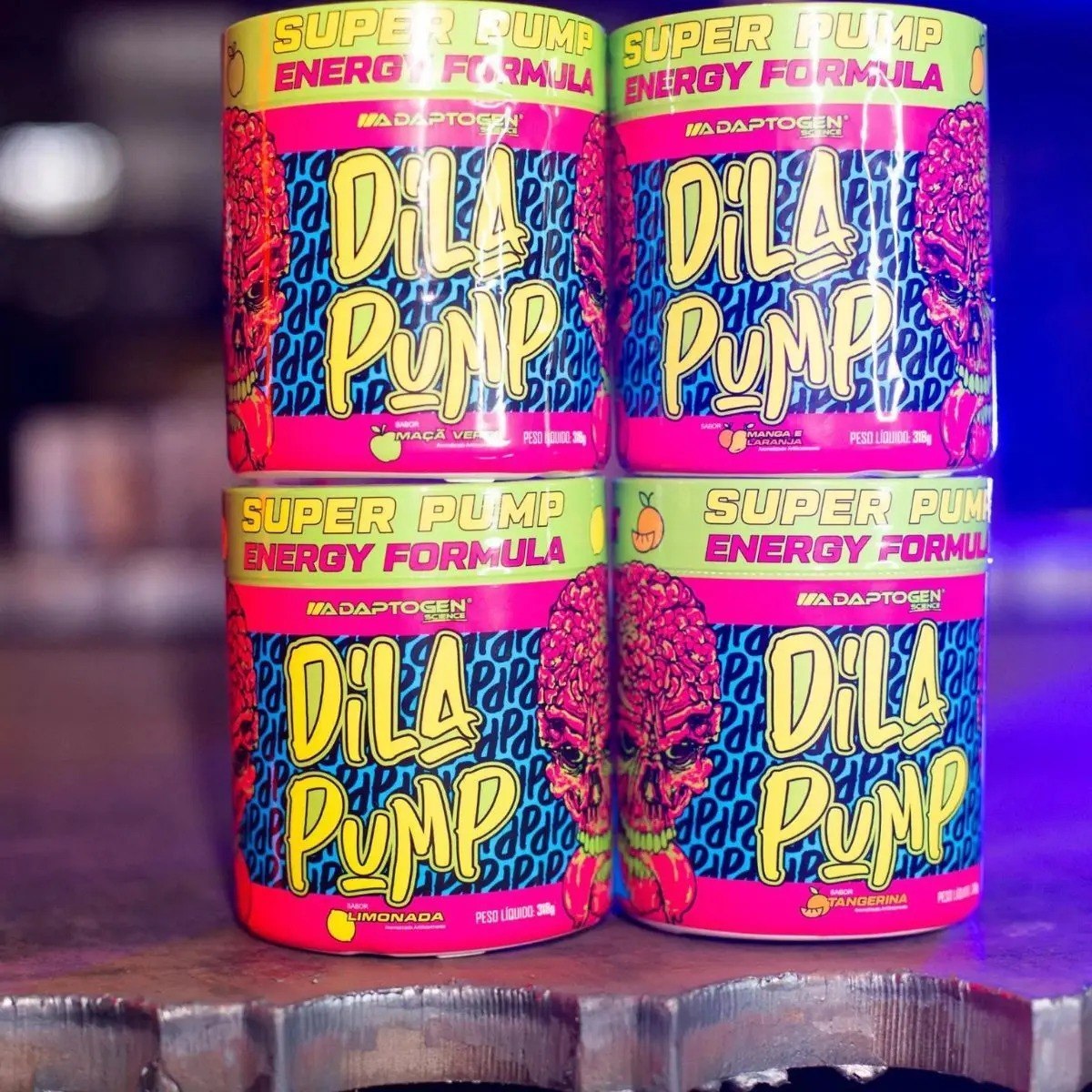 Pré-Treino Dila Pump Adaptogen Science 318g Manga e Laranja