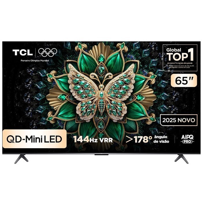 Smart TV TCL 65" C6K QD-Mini LED 4K 120Hz