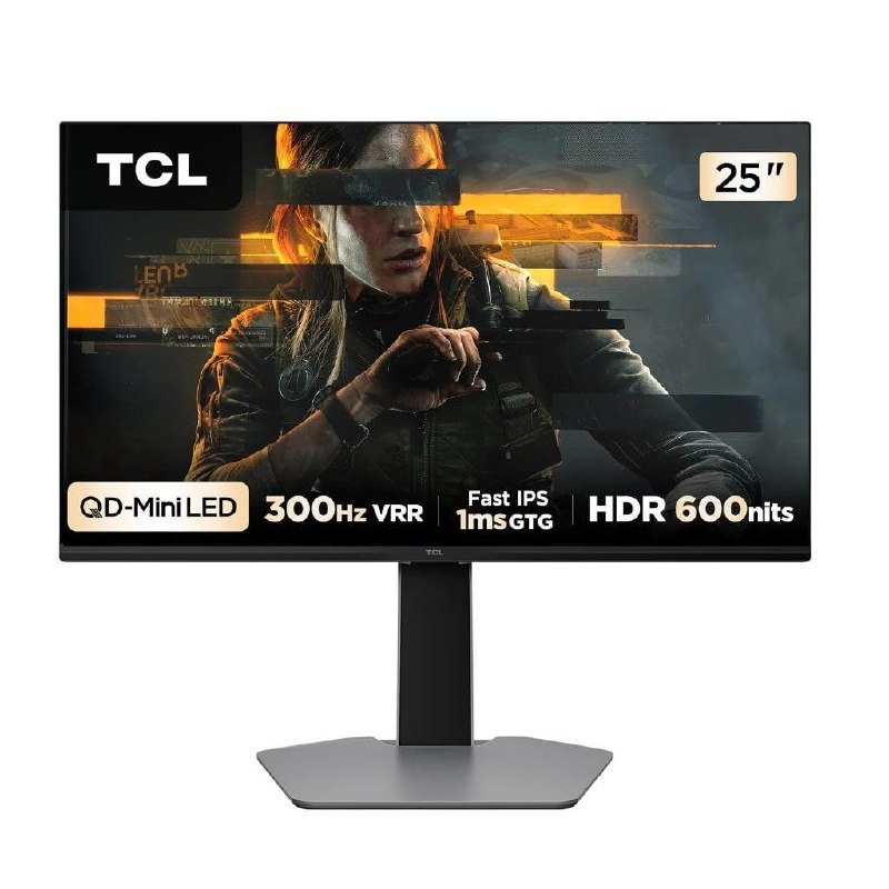 Monitor TCL 25" QD-Mini Led Full HD 300Hz (25G64)