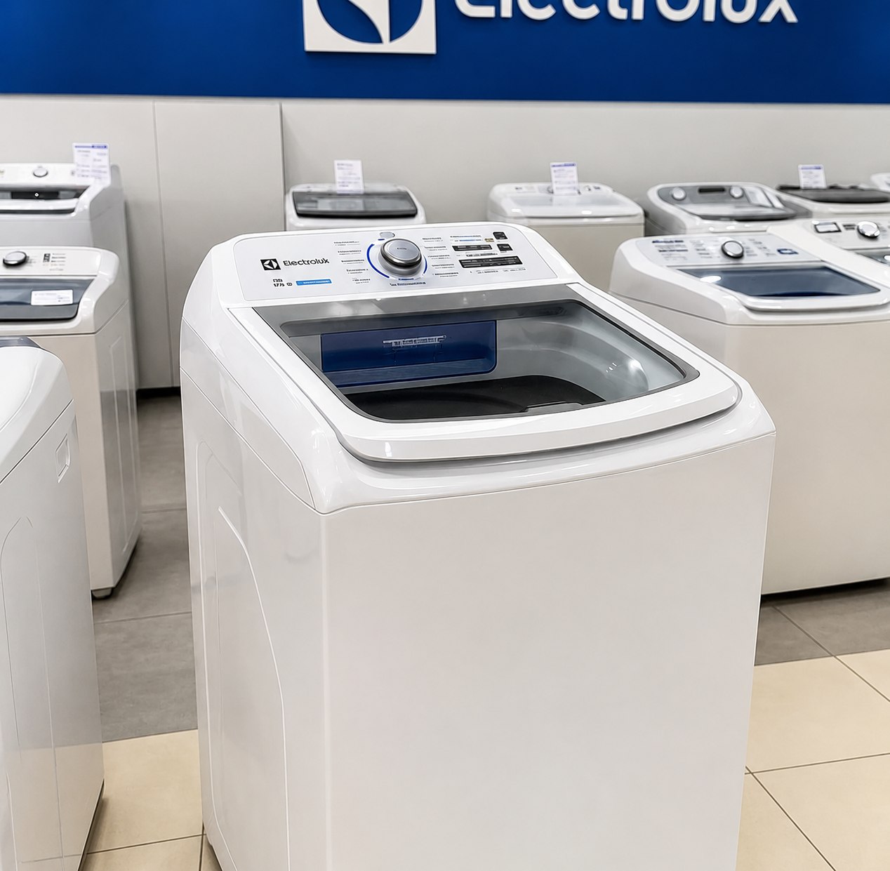 Máquina de Lavar Electrolux 13kg Branca Essential Care LED13
