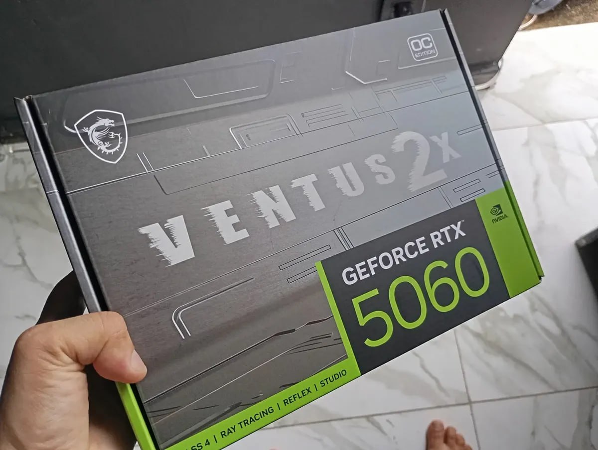 Placa de Vídeo MSI GeForce RTX 5060 8GB Ventus 2X