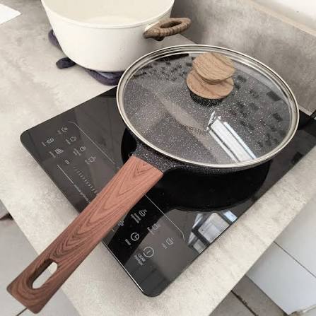 Panela Frigideira Cerâmica 24cm Indução e Gás Premium