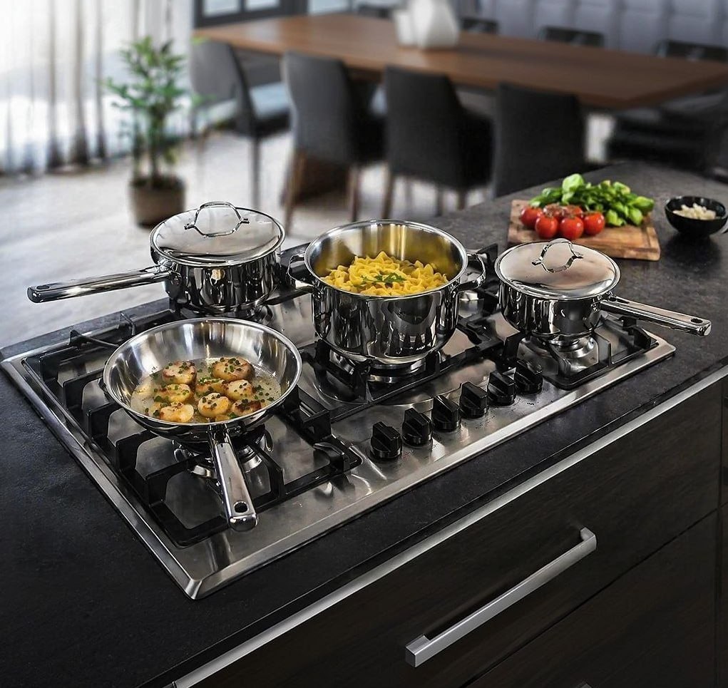 Jogo de Panelas 4 Peças Aço Inox Allegra Tramontina