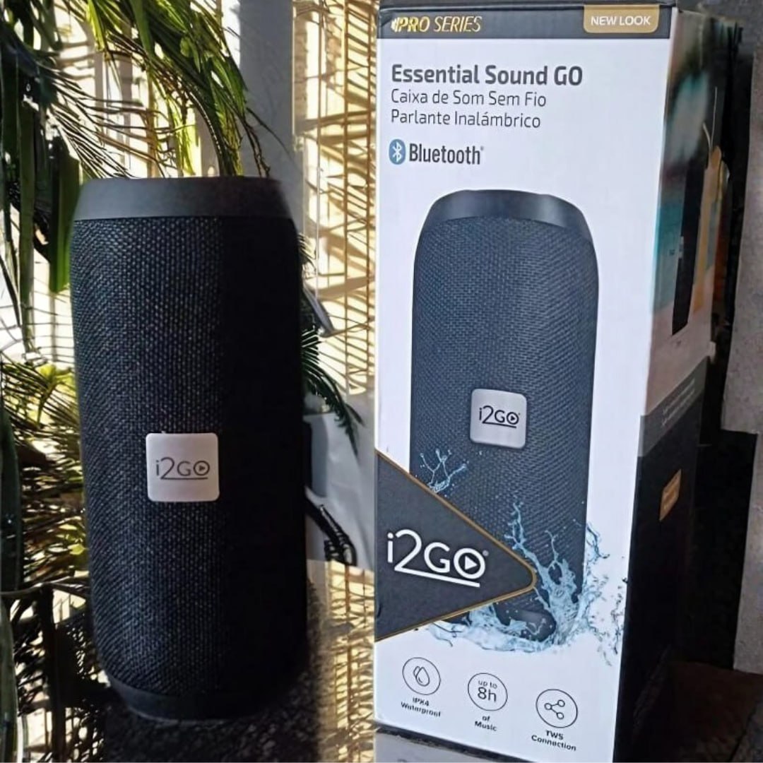Caixa de Som Bluetooth I2GO Essential Sound Go 10W RMS
