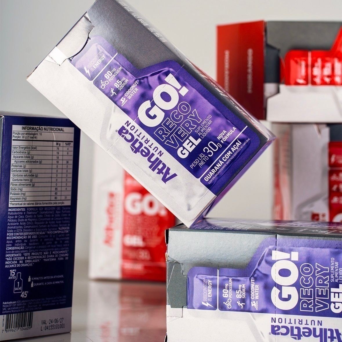 GO! Energy Gel Atlhetica Nutrition 10 Sachês 30g
