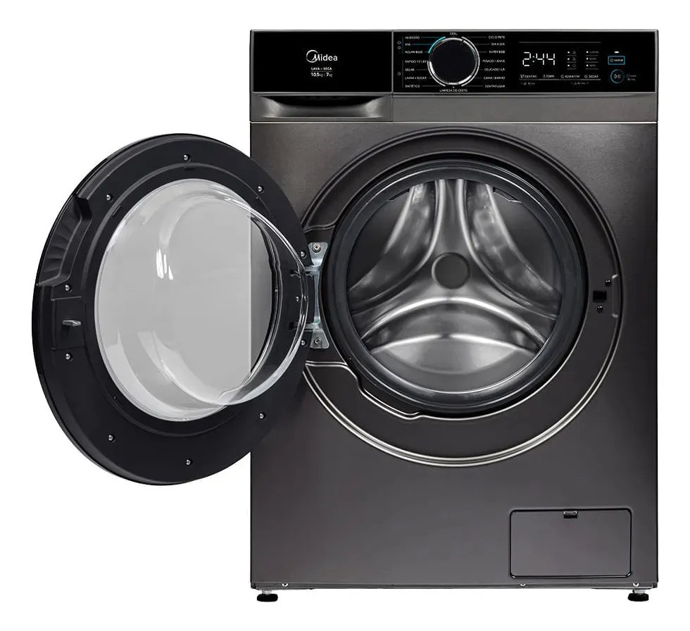 Lava e Seca 10,5kg Titanium Inverter Midea