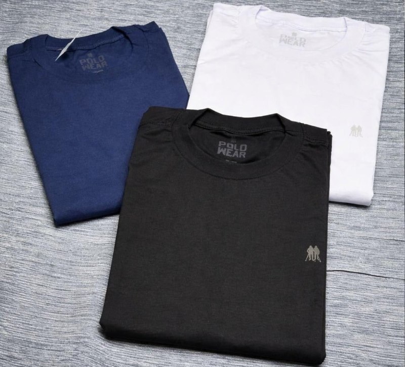 Kit 3 Camisetas Premium Polo Wear