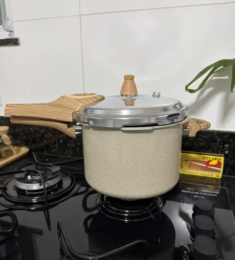 Panela de Pressão Brinox Cerâmica Indução 4,2L