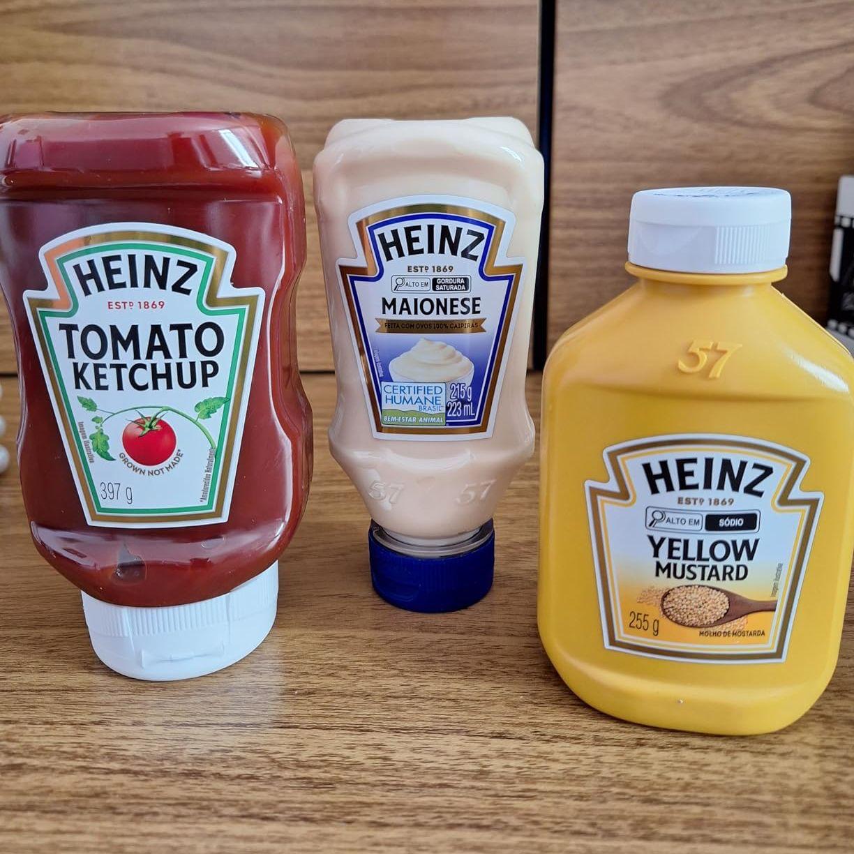 Heinz Pack Hambúrguer Ketchup + Maionese + Mostarda