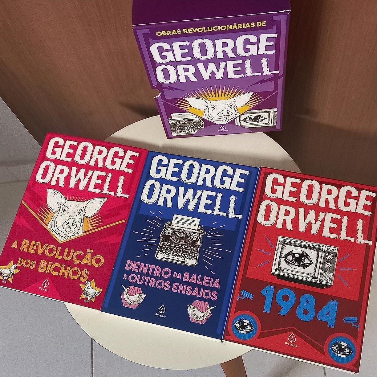 Box Com 3 Livros As Obras Revolucionárias De George Orwell