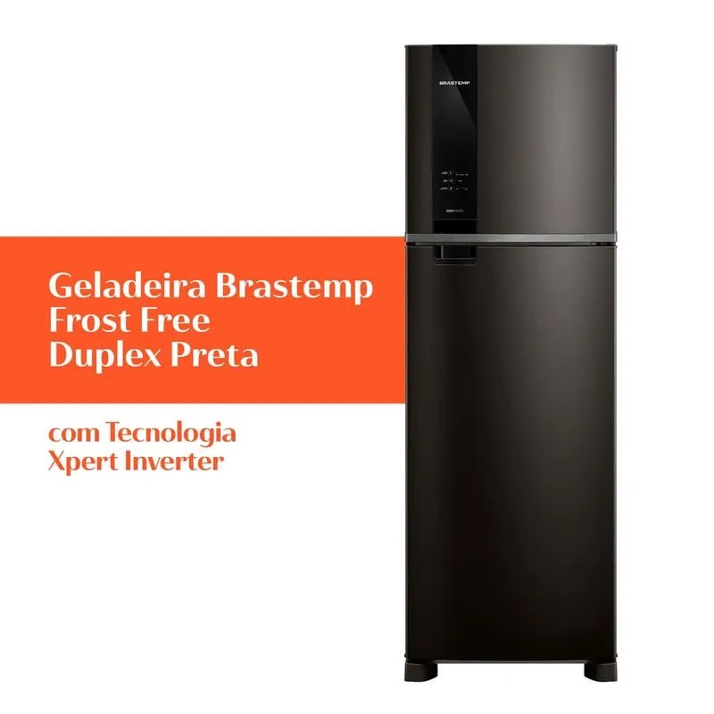 Geladeira Brastemp Frost Free Duplex 415L INVERTER BRM52ME