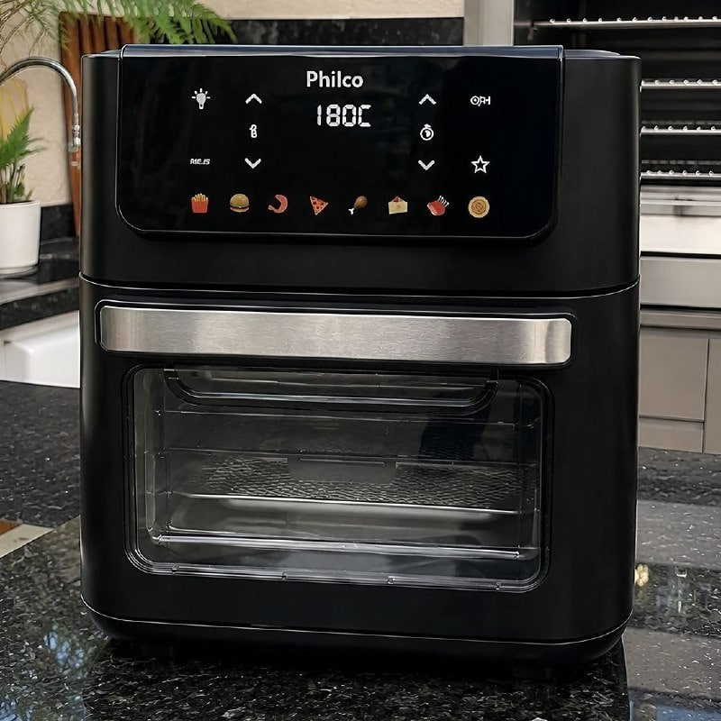 Air Fryer Oven Philco 11L 8 Funções 1800W PAF11B 127V