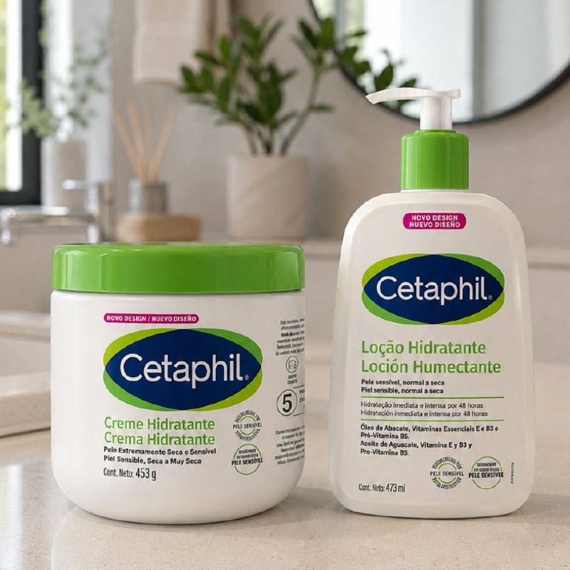 Kit Cetaphil Creme + Loção Hidratante Neutra