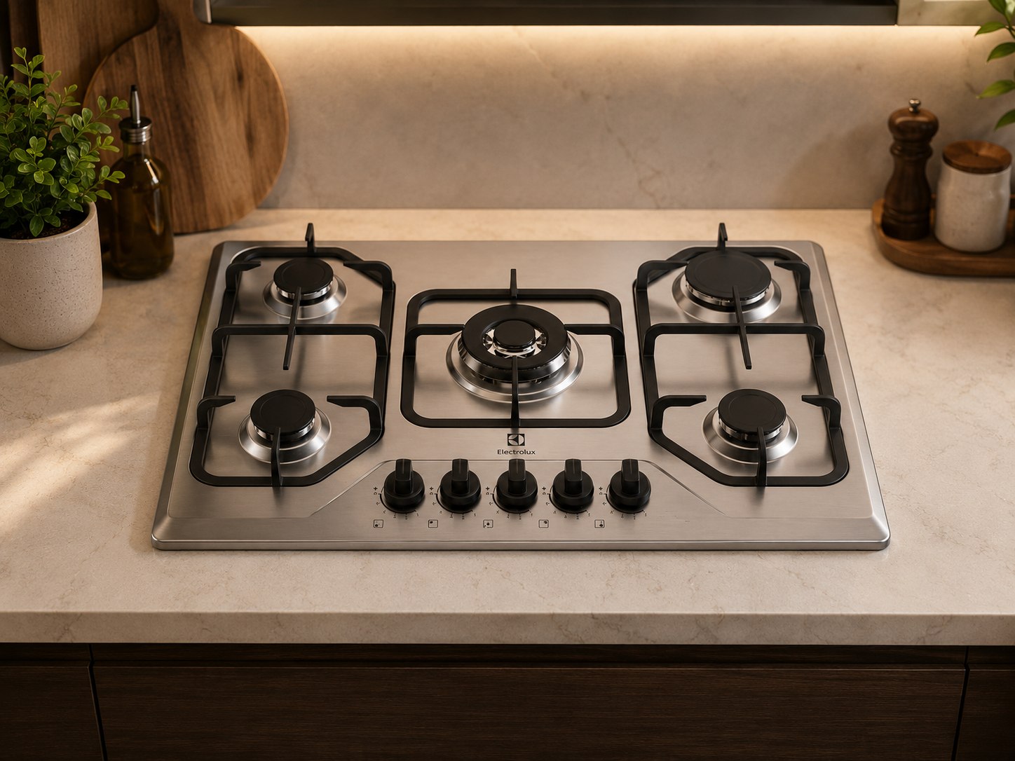Cooktop 5 Bocas Electrolux Inox Experience KE5XC