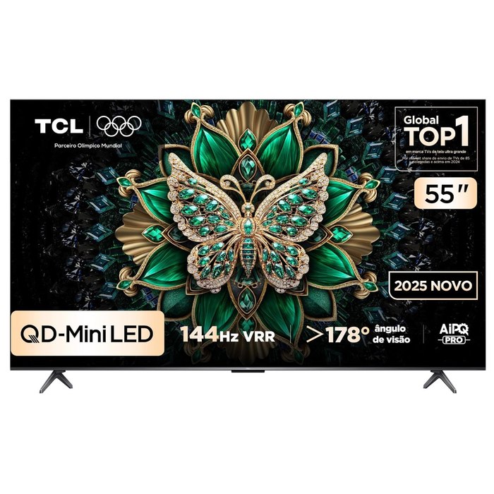 Smart TV TCL 55" C6K QD-Mini LED 4K 120Hz