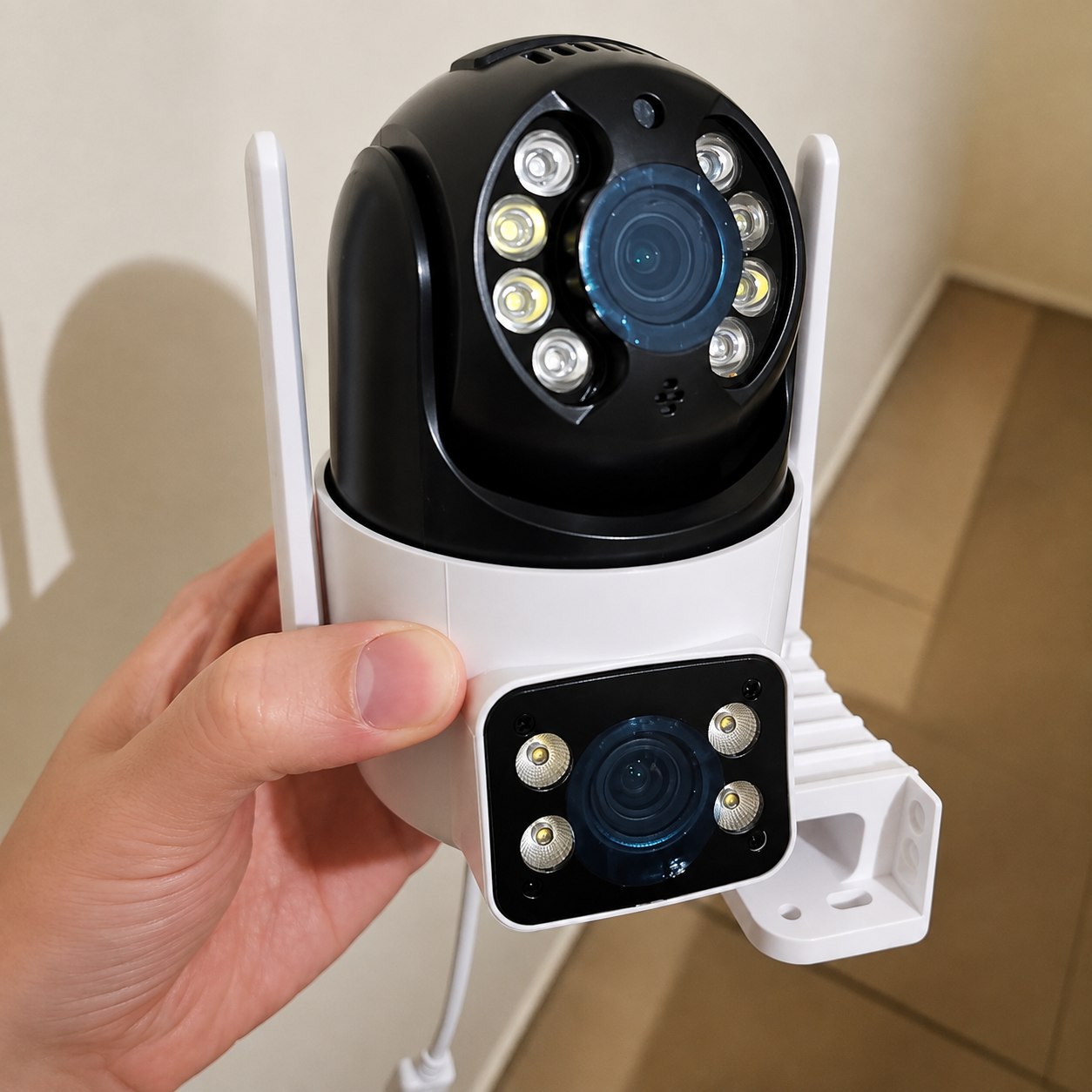 Câmera Segurança IP Externa WiFi A28 à Prova d'Água
