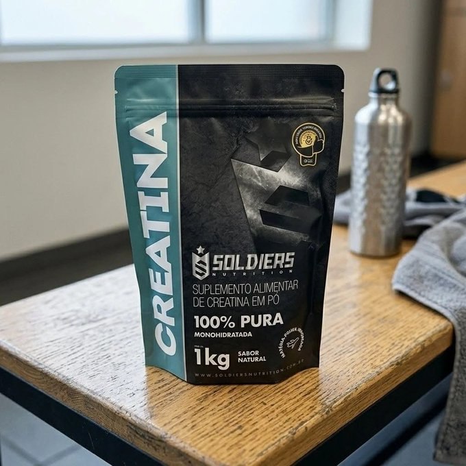 Creatina 100% Pura 1kg Soldiers Nutrition