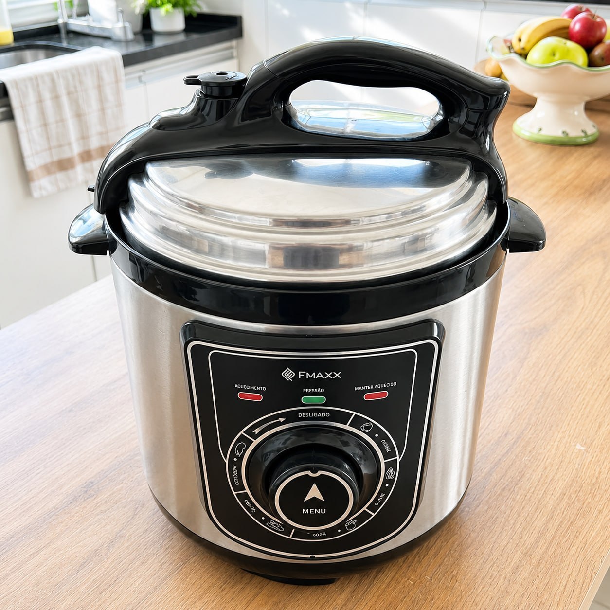 Panela de Pressão Elétrica 4L Fmaxx Kitchen Chef 800W