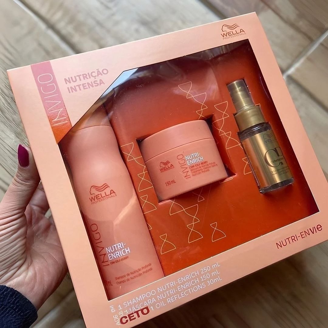 Kit Wella Professionals Invigo Nutri-enrich + Oil Reflection
