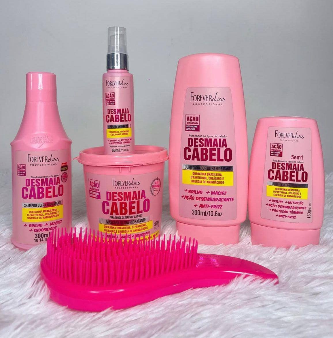 Kit Desmaia Cabelo Forever Liss com Escovinha