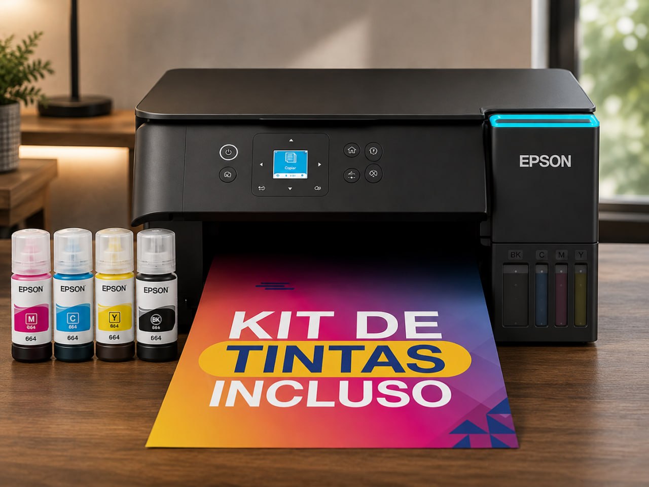 Multifuncional Epson EcoTank L4360 Wi-Fi Frente e Verso